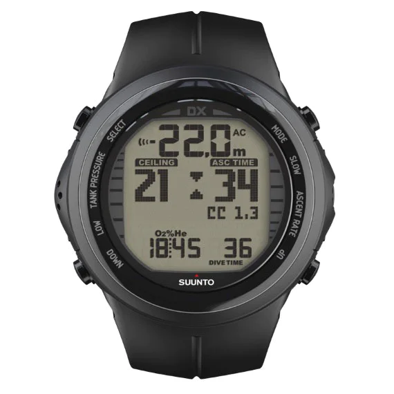Suunto DX Rubber Strap Wrist Computer with USB Dive Computer